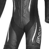 SHUA INFINITY 1PC MONO DE MOTO MUJER NEGRO BLANCO
