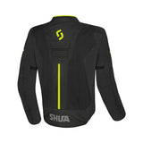 SHUA GRAVITY LITE TEXTIL JAQUETE DE MOTO HOME NEGRE GROC