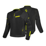 SHUA GRAVITY LITE TEXTIL JAQUETE DE MOTO HOME NEGRE GROC