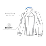 R-TECH MARSHAL JAQUETES DE MOTO SENYORA NEGRE TURQUESA
