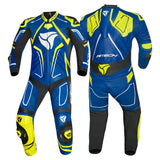 R-TECH RISING STAR 1 PC MONO DE MOTO HOMBRE AZUL AMARILLO FLOUR