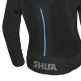 SHUA GRAVITY MESH LITE DONA JAQUETE TEXTIL NEGRE TURQUESE
