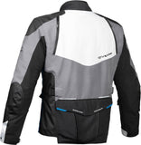 IXON BALDER Hombre Textil Aventura Chaqueta Negro Gris Azul