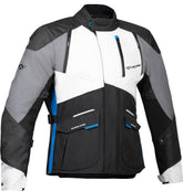 IXON BALDER Hombre Textil Aventura Chaqueta Negro Gris Azul