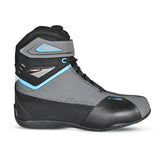 BELA BLAZE CUIR BOTA DE MOTO DONA NEGRE GRIS TURQUOISE