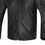 BELA STARK CHAQUETA DE MOTO PIEL GRIS OSCURO ANTRACITA