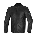 BELA STARK CHAQUETA DE MOTO PIEL GRIS OSCURO ANTRACITA