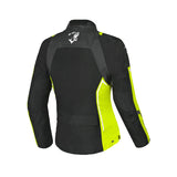 BELA ELANUR TEXTIL JAQUETE DE MOTO SENYORA NEGRE ANTHRACITA GROC