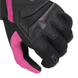 BELA STAR LADY GUANTES DE MOTO TEXTIL NEGRO ROSA