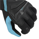 BELA STAR TEXTILE GUANTS DE MOTO SENYORA NEGRE TURQUESA