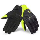 BELA STAR TEXTILE GUANTS DE MOTO HOMES NEGRE GROC
