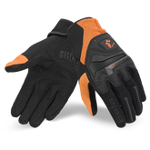BELA - Guante Textil Star Man Negro/Naranja