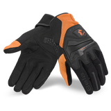 BELA - Guante Textil Star Man Negro/Naranja