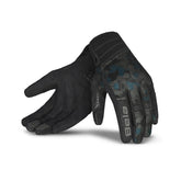 BELA CIRUS TEXTILE ESTIU GUANTS DE MOTO NEGRE BLAU CAMO