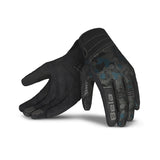 BELA CIRUS CAMO GUANTES DE MOTO TEXTIL VERANO NEGRO AZUL CAMO