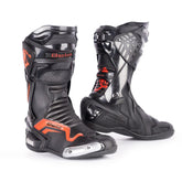 BELA SPEEDO 3.0 CARRERES CUIR BOTA DE MOTO NEGRE VERMELL