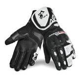 BELA LEMOX CUIR GUANTS DE MOTO NEGRE ANTHRACITA