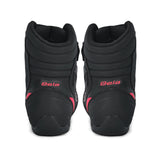 BELA MISSION CUIR URBAN BOTA DE MOTO HOME NEGRE VERMELL
