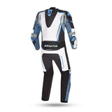 BELA NORTH STAR 1 PC MONO DE MOTO HOMBRE NEGRO AZUL BLANCO