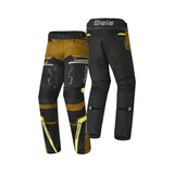BELA - Pantalon tèxtil Watson negre/marró/groc/blanc