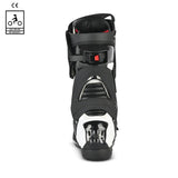 BELA RACE PRO (R-6) CUIR CARRERES BOTA DE MOTO NEGRE BLANC