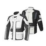 BELA TRANSFORMER 3IN1 TEXTILE JAQUETE DE MOTO HOMES ICE GRIS NEGRO