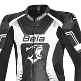BELA X RACE MONO 1PC MOTO DE HOME NEGRE ANTRACITA BLANC