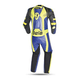 BELA X RACE 1 PC MONO DE MOTO AZUL AMARILLO FLUOR