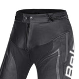 BELA BEAST PANTALON CUIR HOME NEGRE ANTHIRA BLANC