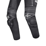BELA BEAST PANTALON CUIR HOME NEGRE ANTHIRA BLANC