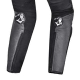 BELA BEAST PANTALON CUIR HOME NEGRE ANTHIRA BLANC