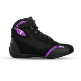 BELA KIVA CUIR URBAN BOTES DE MOTO HOMES NEGRE ROSA