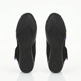 Suela antideslizante de las botas moto mujer BELA Kiva negro morado