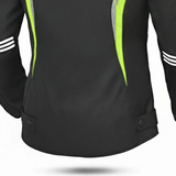 BELA BRADLEY CHAQUETA DE MOTO DE TEXTIL MUJER NEGRO AMARILLO FLOUR