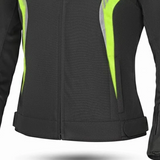 BELA BRADLEY CHAQUETA DE MOTO DE TEXTIL MUJER NEGRO AMARILLO FLOUR