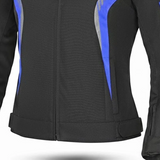 BELA BRADLEY TAXTILE JAQUETE DE MOTO SENYORA NEGRO AZUL