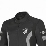 BELA BRADLEY TAXTILE JAQUETE DE MOTO SENYORA NEGRO GRIS