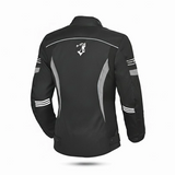BELA BRADLEY TAXTILE JAQUETE DE MOTO SENYORA NEGRO GRIS