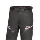 BELA CALM DIGGER PANTALON DE MOTO MUJER TEXTIL 30L NEGRO ROSA