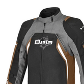 BELA CORDANIEL MOTO JAQUETE DE MOTO HOMES NEGRO MARRON