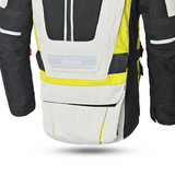 BELA CROSSROAD EXTREME WP 3 IN 1 CHAQUETA DE MOTO DE HOMBRE HIELO GRIS AMARILLO FLOUR