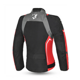 BELA ELANUR CHAQUETA DE MOTO MUJER NEGRO ANTRACITA ROJO
