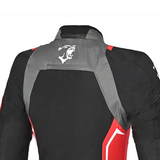 BELA ELANUR CHAQUETA DE MOTO MUJER NEGRO ANTRACITA ROJO