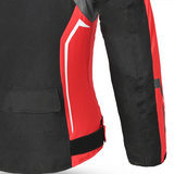 BELA ELANUR CHAQUETA DE MOTO MUJER NEGRO ANTRACITA ROJO