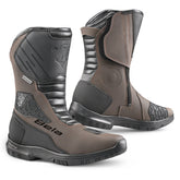 BELA GLADIATOR CUIR GIRA BOTA DE MOTO NEGRE MARRON