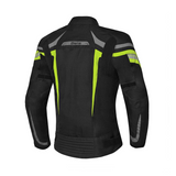 BELA HIGHLAND CHAQUETA DE MOTO TEXTILE MUJER NEGRO GRIS AMARILLO FLOU