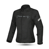 BELA HIGHLAND DONA MOTO CHAQUETA TEXTIL NEGRE GRIS