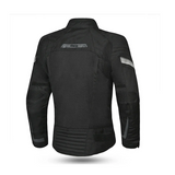 BELA HIGHLAND DONA MOTO CHAQUETA TEXTIL NEGRE GRIS