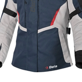 BELA HURRICANE 3 IN 1 MUJER MOTO CHAQUETA AZUL HIELO ROJO