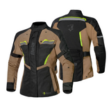 BELA HURRICANE 3 IN 1 MUJER MOTO CHAQUETA NEGRO ARENA F,AMARILLO